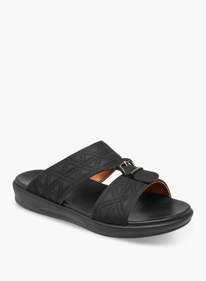 DUCHINI Men Buckle Accent Arabic Sandals Ramadan Collection - Image 2